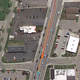 IF ONLY: If the truck had held back like this, as if to turn left onto the nearby side street, I would have had more than 300 ft of visibility down the near oncoming lane, and even more down the curb lane. Again, orange represents my view of cars in the near lane, not necessarily the actual “go-or-no-go” zone.